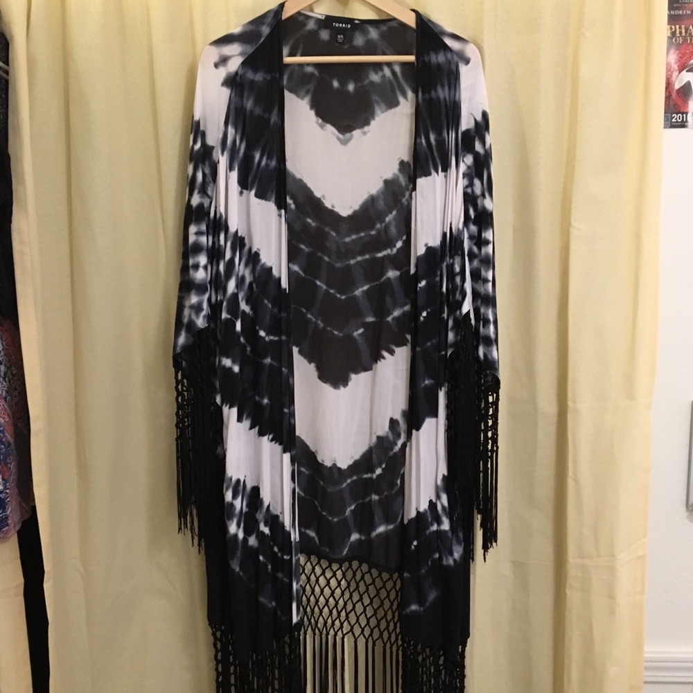 Summery kimono/swim suit cover